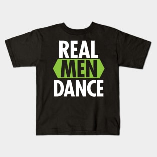 'Real Men Dance' Cool Ballet Dancing Kids T-Shirt